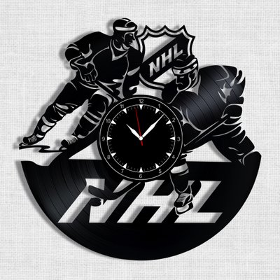 Wall Vinyl Record Clock Hockey 12" Vinyl-Clock-Hockey-1 photo