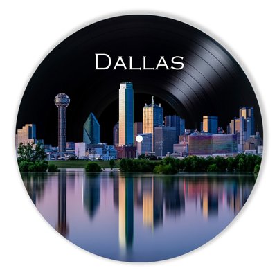 Vinyl Record Decor Dallas 12" UF-Decor-Dallas-1 photo