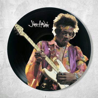 Vinyl Record Decor Jimi Hendrix 12" 540-3-1 photo