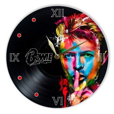 Wall Vinyl Record Clock David Bowie 12" UF-Clock-David Bowie-2 photo