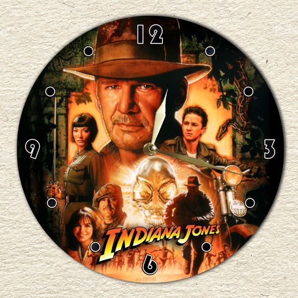 Wall Vinyl Record Clock Indiana Jones 12" UF-Clock-M-Indiana Jones-1 photo