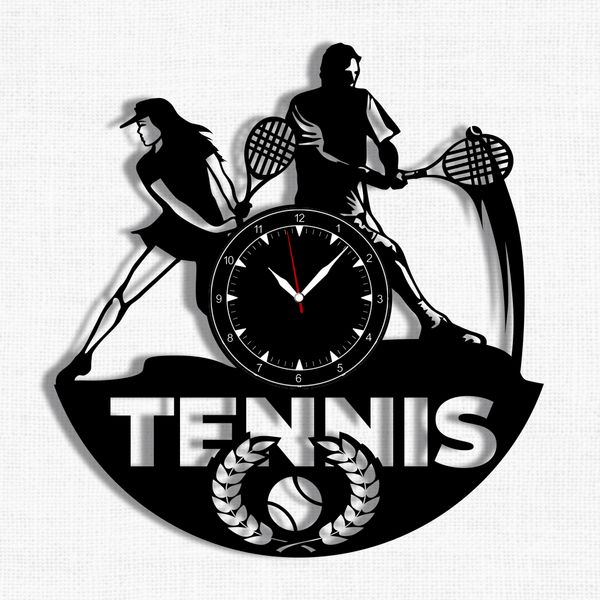 Wall Vinyl Record Clock Tennis 12" Vinyl-Clock-Tennis-1 photo