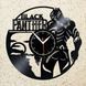 Настінний вініловий годинник Чорна Пантера, діаметр 30см Vinyl-Clock-M-Black Panther-2 фото 3