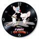 Wall Vinyl Record Clock Pinky and the Brain 12" UF-Clock-C-Pinky and the Brain-1 photo 1