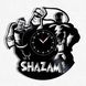 Wall Vinyl Record Clock Shazam 12" Vinyl-Clock-Shazam-1 photo 1