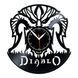 Настінний вініловий годинник Діабло, діаметр 30см Vinyl-Clock-Diablo-2 фото