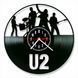 Wall Vinyl Record Clock U2 12" Vinyl-Clock-U2-3 photo 1