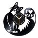 Wall Vinyl Record Clock Cats 12" Vinyl-Clock-Cats-8 photo 1