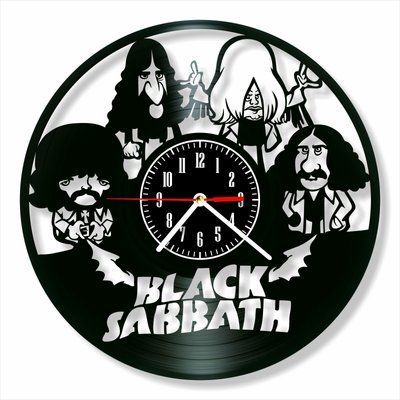 Wall Vinyl Record Clock Black Sabbath 12" Vinyl-Clock-Black Sabbath-2 photo