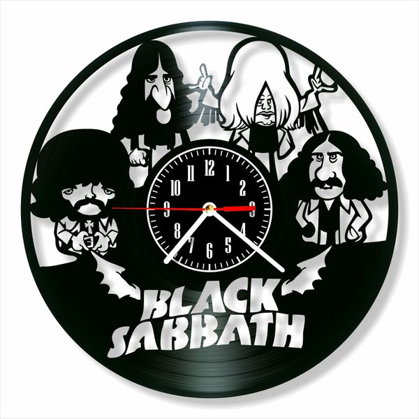 Wall Vinyl Record Clock Black Sabbath 12" Vinyl-Clock-Black Sabbath-2 photo