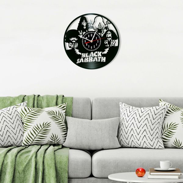 Wall Vinyl Record Clock Black Sabbath 12" Vinyl-Clock-Black Sabbath-2 photo