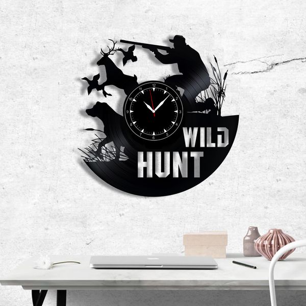 Wall Vinyl Record Clock Hunt 12" Vinyl-Clock-Hunt-1 photo