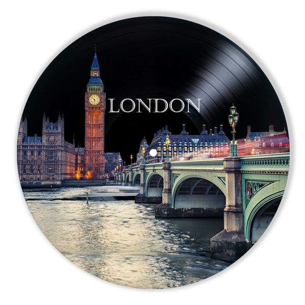 Vinyl Record Decor London 12" UF-Decor-London-2 photo