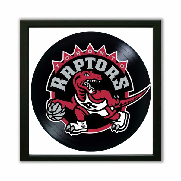 Vinyl Record Decor in a Wooden Frame Toronto Raptors 14" UF-Frame-Toronto Raptors-1 photo