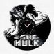 Wall Vinyl Record Clock She-Hulk 12" Vinyl-Clock-She-Hulk-1 photo 1