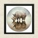 Vinyl Record Decor in a Wooden Frame Rhino 14" UF-Frame-Rhino-2 photo 3