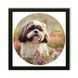 Vinyl Record Decor in a Wooden Frame Shih Tzu-UF-1 14" 59-4-1 photo 1