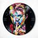 Настінний вініловий годинник Девід Бові, діаметр 30см UF-Clock-David Bowie-2 фото
