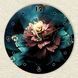 Wall Vinyl Record Clock Flowers 12" 138-2-1 photo 3