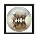 Vinyl Record Decor in a Wooden Frame Rhino 14" UF-Frame-Rhino-2 photo 1