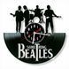 Настінний вініловий годинник The Beatles, діаметр 30см Vinyl-Clock-The Beatles-12 фото