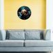 Wall Vinyl Record Clock Flowers 12" 138-2-1 photo 2
