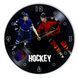 Настінний вініловий годинник Хокей, діаметр 30см UF-Clock-Hockey-1 фото 1