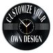 Custom Vinyl Wall Clock 12" Vinyl-Clock-Custom-1 photo 1