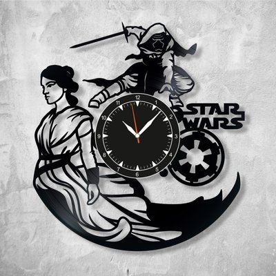 Wall Vinyl Record Clock Star Wars 12" 143-1-29 photo