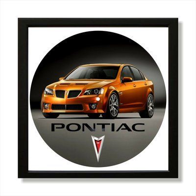 Vinyl Record Decor in a Wooden Frame Pontiac G8 14" 229-4-1 photo
