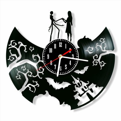 Wall Vinyl Record Clock Nightmare Before Christmas 12" Vinyl-Clock-Nightmare Before Christmas-9 photo