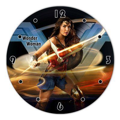 Wall Vinyl Record Clock Wonder Woman 12" UF-Clock-Wonder Woman-1 photo