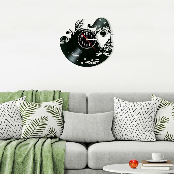 Wall Vinyl Record Clock Gnome 12" Vinyl-Clock-Gnome-3 photo