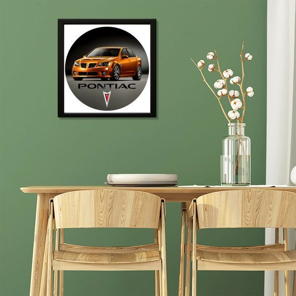 Vinyl Record Decor in a Wooden Frame Pontiac G8 14" 229-4-1 photo