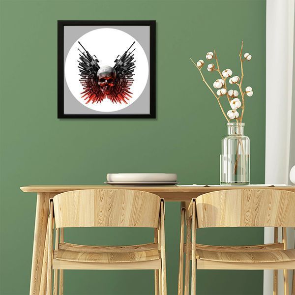 Vinyl Record Decor in a Wooden Frame Gun 14" 124-4-1 photo