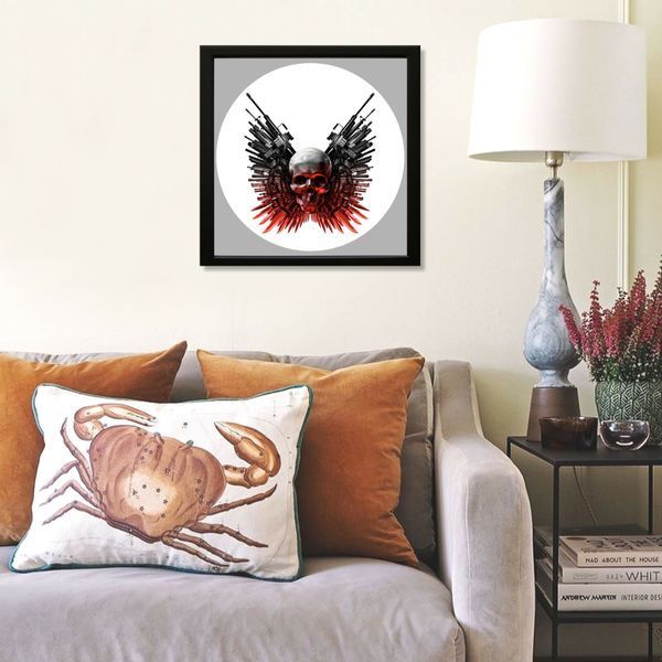 Vinyl Record Decor in a Wooden Frame Gun 14" 124-4-1 photo