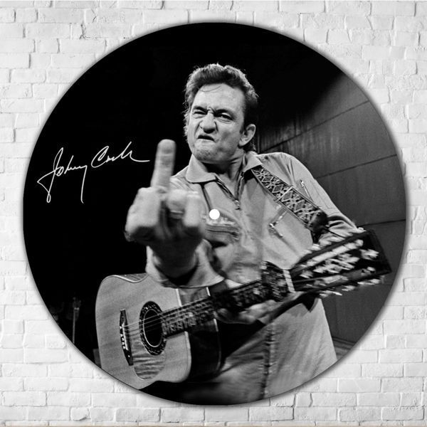 Vinyl Record Decor Johnny Cash 12" 542-3-1 photo