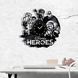 Wall Vinyl Record Clock Disney Heroes 12" Vinyl-Clock-C-Disney Heroes-1 photo 2
