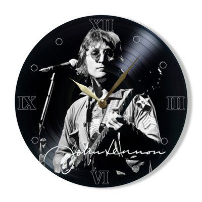 Wall Vinyl Record Clock John Lennon 12" UF-Clock-John Lennon-1 photo