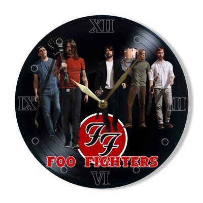Wall Vinyl Record Clock Foo Fighters 12" UF-Clock-Foo Fighters-1 photo