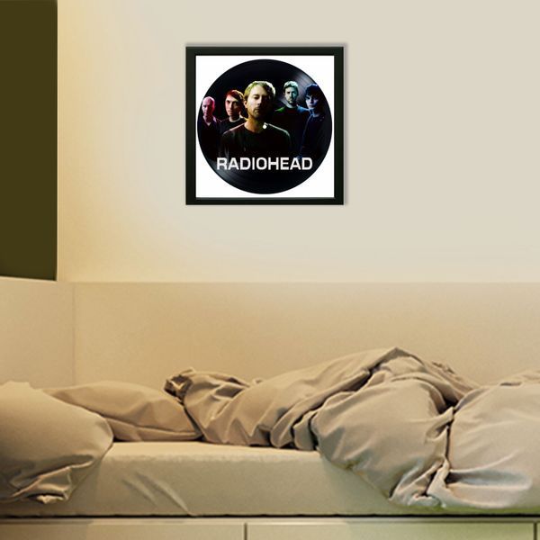 Vinyl Record Decor in a Wooden Frame Radiohead 14" 570-4-1 photo