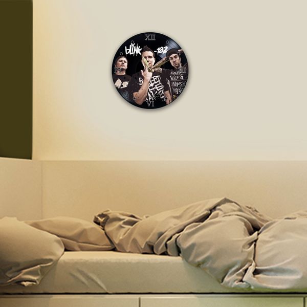 Wall Vinyl Record Clock Blink-182 12" UF-Clock-Blink-182-1 photo