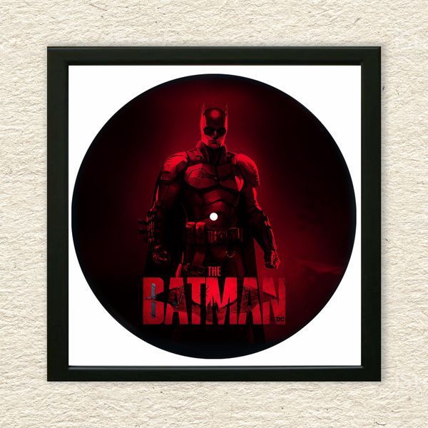 Vinyl Record Decor in a Wooden Frame Batman 14" 707-4-1 photo