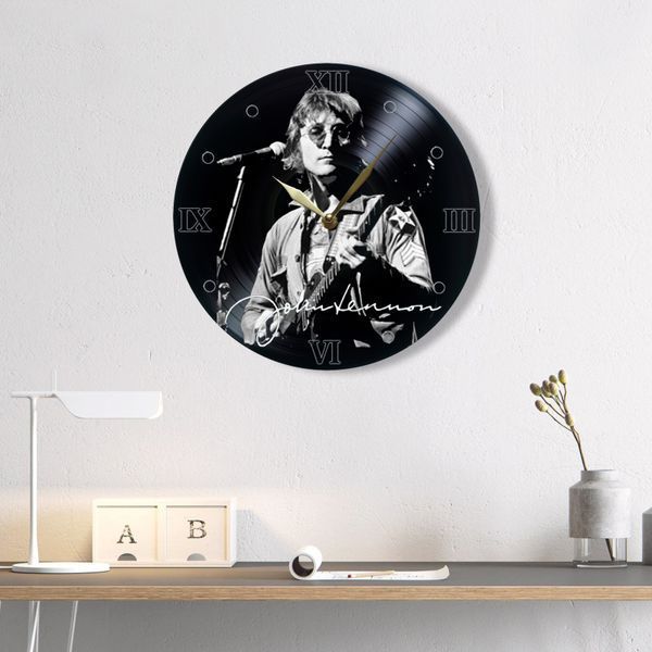 Wall Vinyl Record Clock John Lennon 12" UF-Clock-John Lennon-1 photo