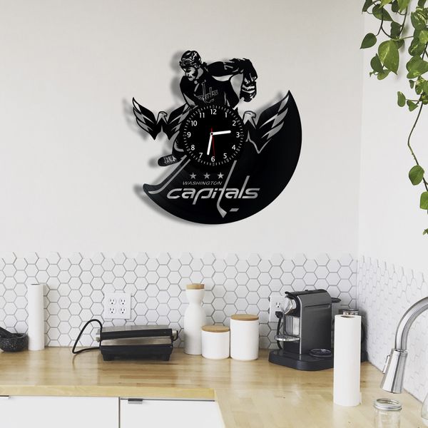 Wall Vinyl Record Clock Washington Capitals 12" Vinyl-Clock-Washington Capitals-1 photo