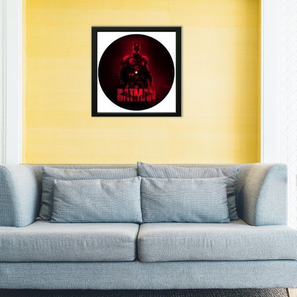 Vinyl Record Decor in a Wooden Frame Batman 14" 707-4-1 photo