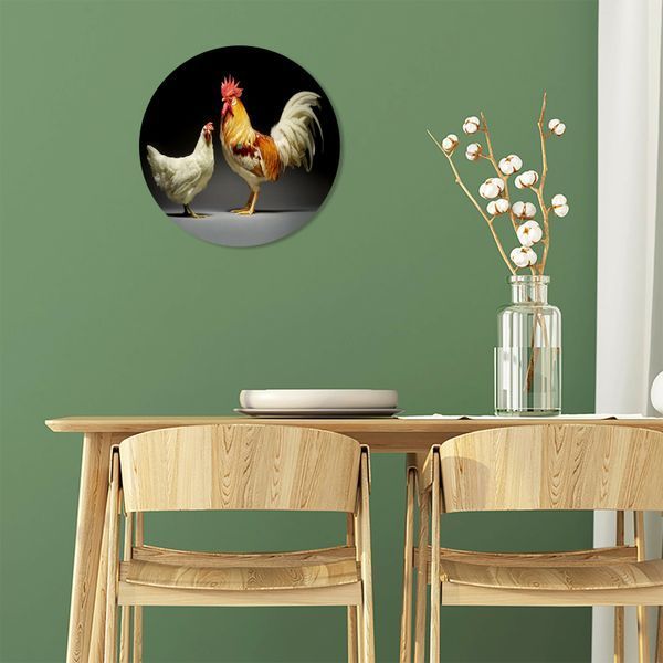 Vinyl Record Decor Chickens 12" 74-3-1 photo