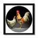 Vinyl Record Decor in a Wooden Frame Chickens 14" 74-4-1 photo 1