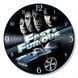 Настінний вініловий годинник Форсаж, діаметр 30см UF-Clock-M-Fast and Furious-1 фото 1