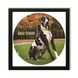 Vinyl Record Decor in a Wooden Frame Great Danes 14" UF-Frame-Great Danes-1 photo 1